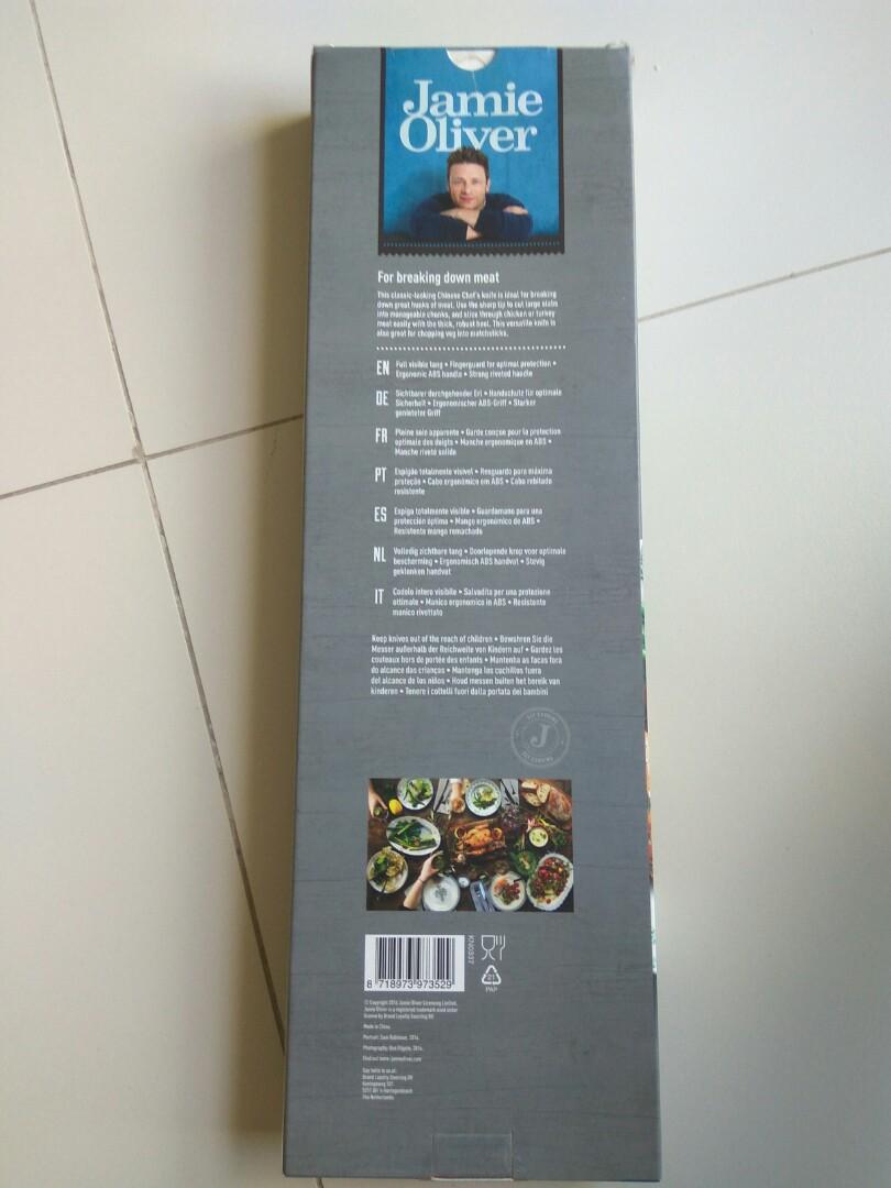 Jamie Oliver Chinese Chef's Knife [ORIGINAL], Furniture & Home Living, Kitchenware & Tableware
