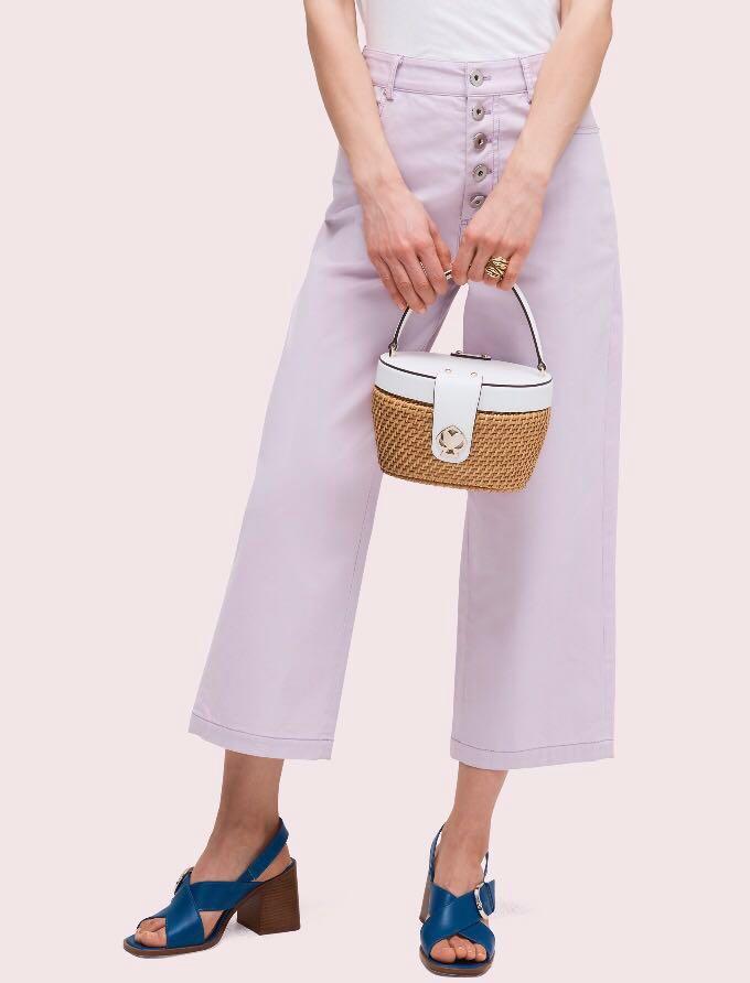 Rose medium top handle basket bag sales