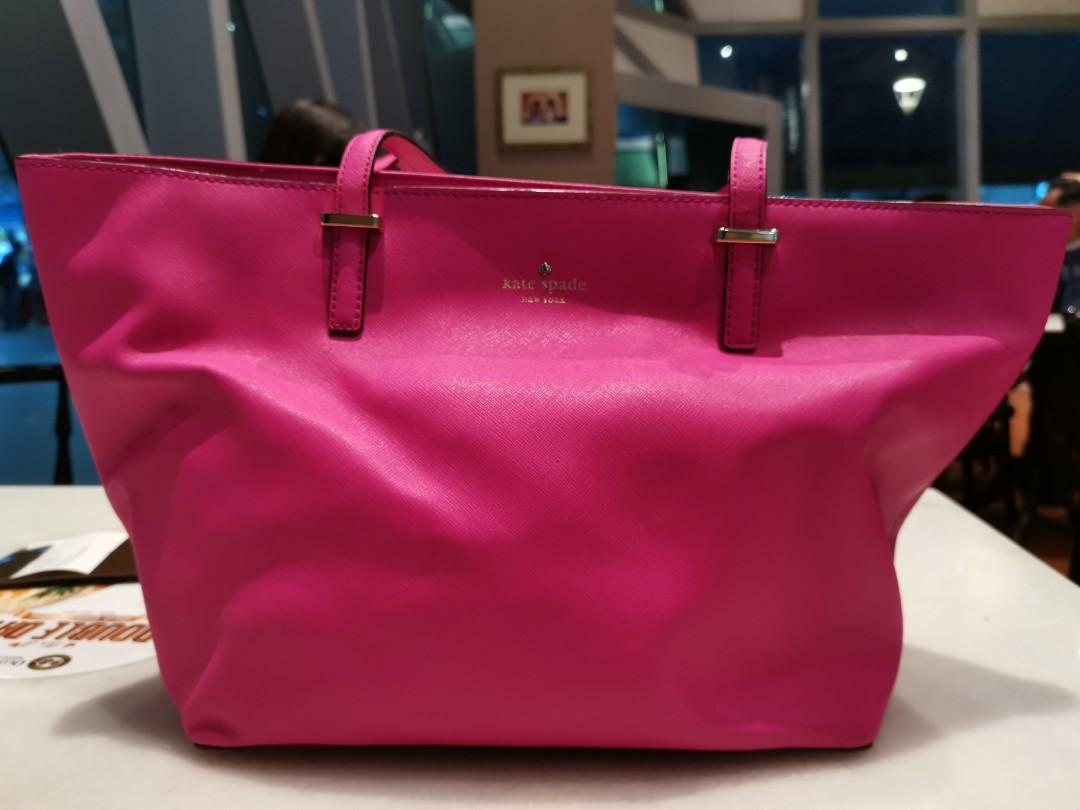 Fuschia kate outlet spade purse