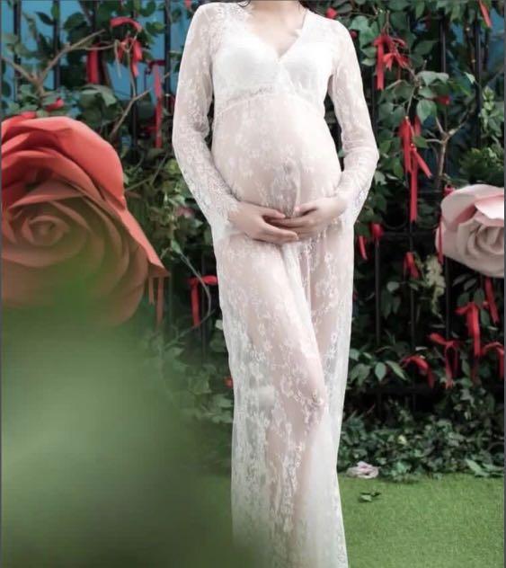 Lace Robe for maternity shoot or boudoir shoot, Women's Fashion
