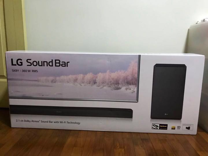 Lg soundbar hotsell sk8y 360w rms