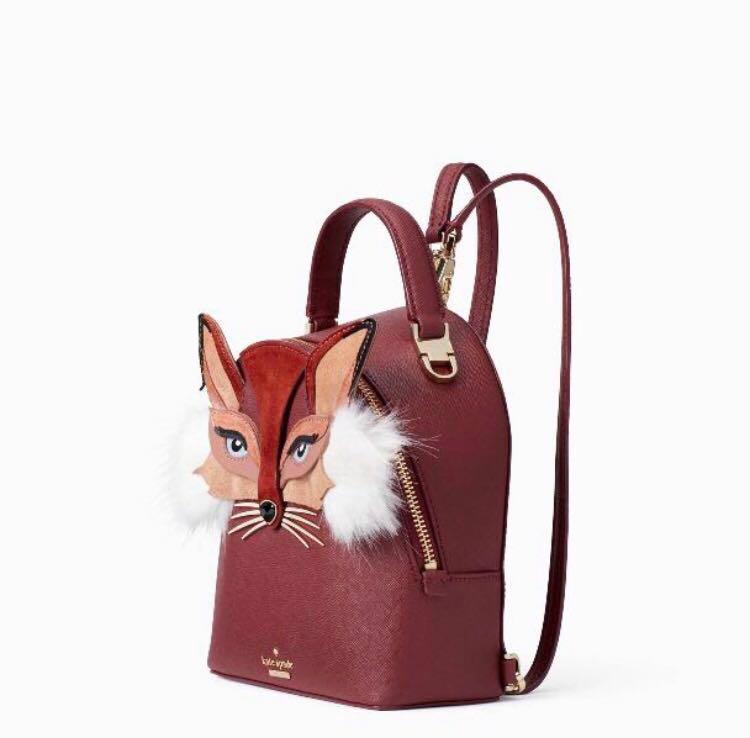 Kate spade fox backpack sales
