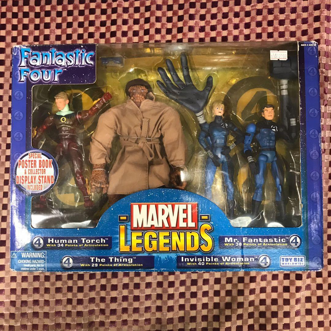 Marvel Legends Fantastic Four 4 Pack Box Set Walmart Exclusive Toybiz Toys Games Bricks Figurines On Carousell