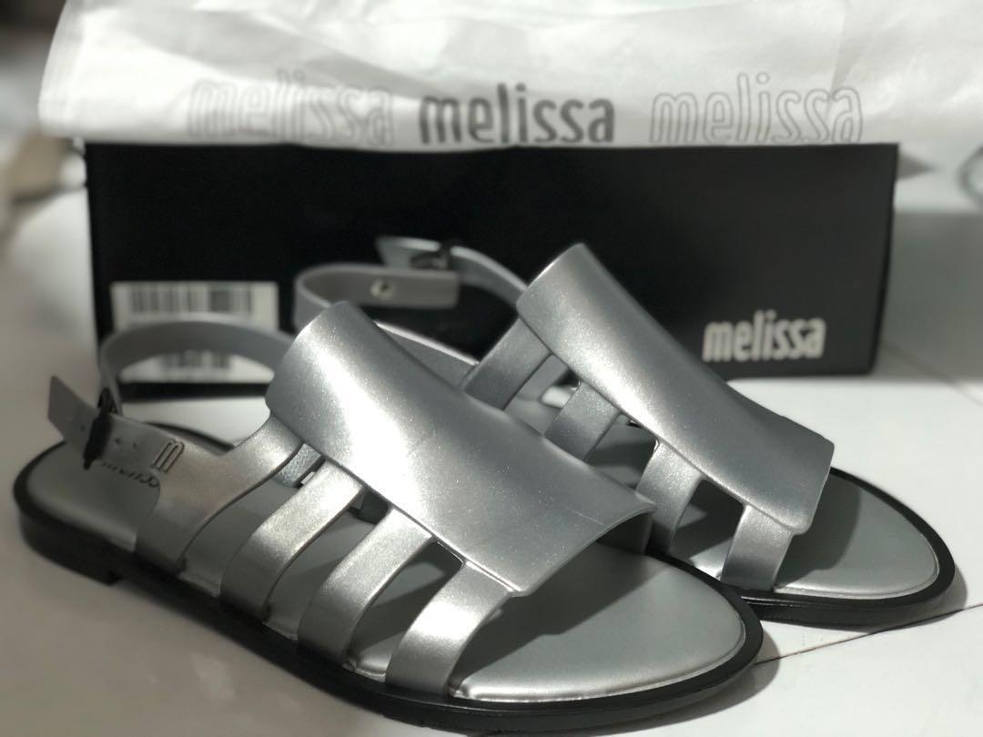 Melissa Shoes Boemia Silver Black 