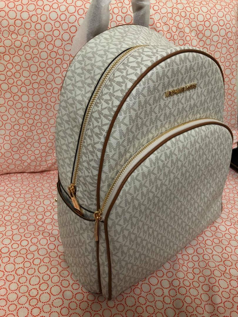 Michael Kors Abbey Jet Set Large Leather Backpack Women s Fashion