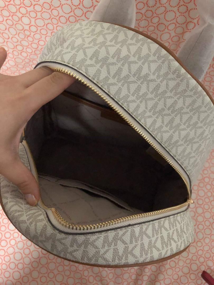 Michael michael kors abbey discount jet set large leather backpack