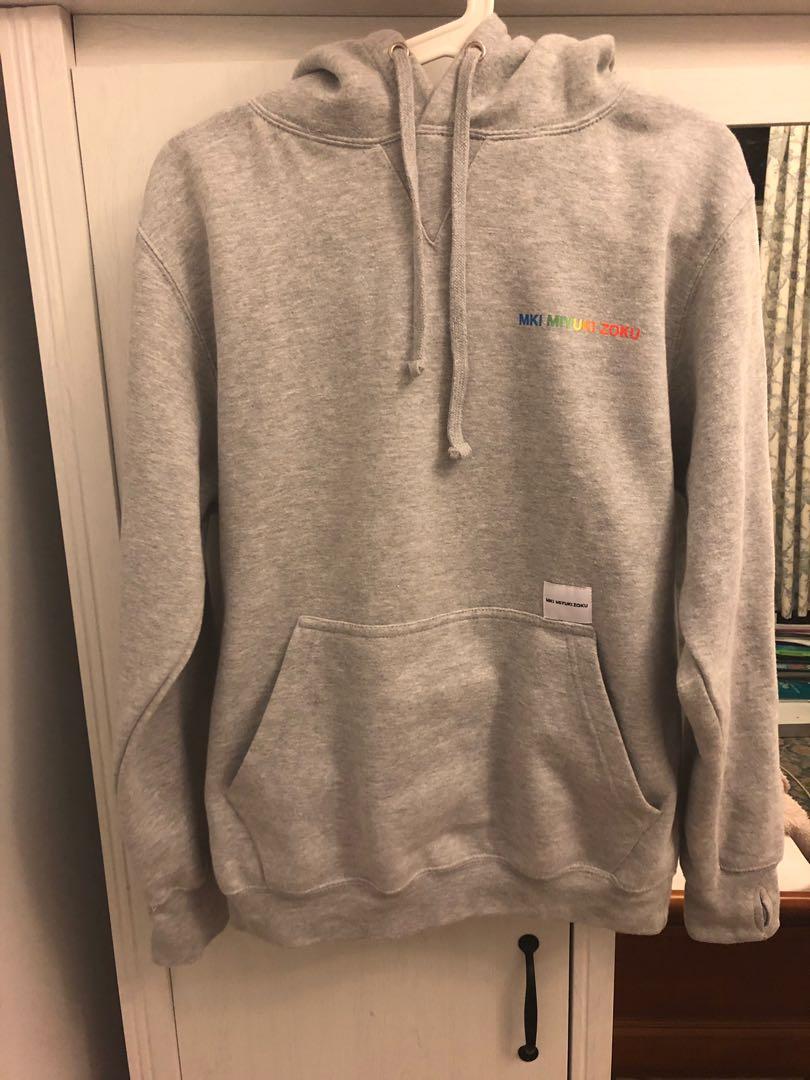 Mki Grey Hoodie Women S Fashion Clothes On Carousell