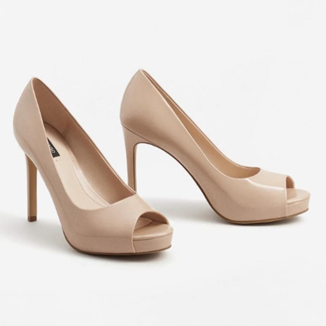 mango nude shoes