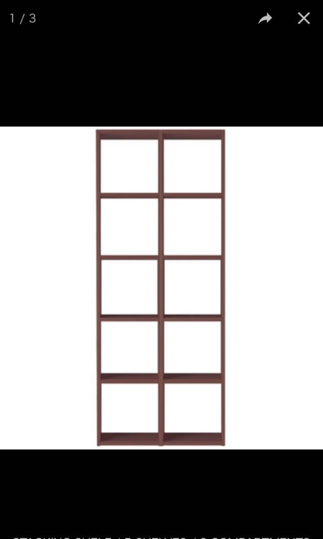 Muji stacking shelf / shelves, Furniture & Home Living, Furniture