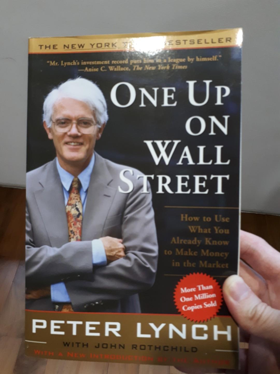 One Up On Wall Street Peter Lynch Books Stationery Non
