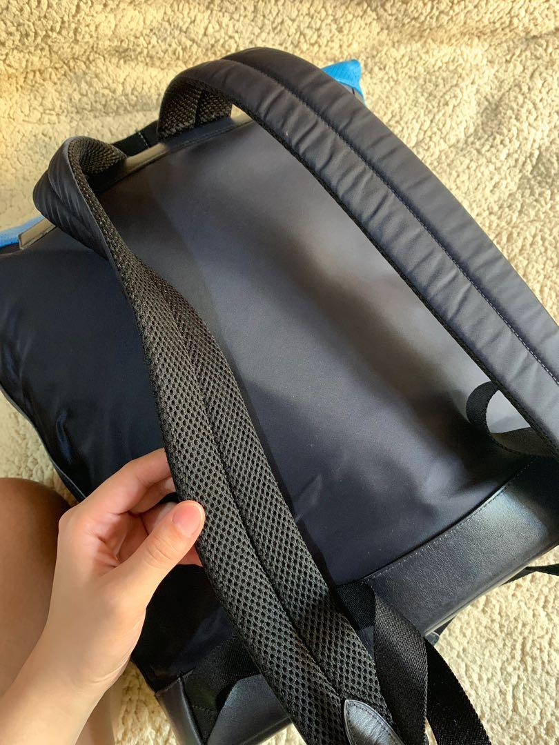 Original COACH Men Getaway Pack in Perforated Leather (F72077), Men's Fashion, Bags, Backpacks