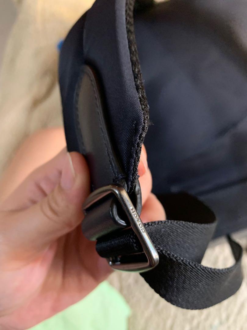 Original COACH Men Getaway Pack in Perforated Leather (F72077), Men's Fashion, Bags, Backpacks