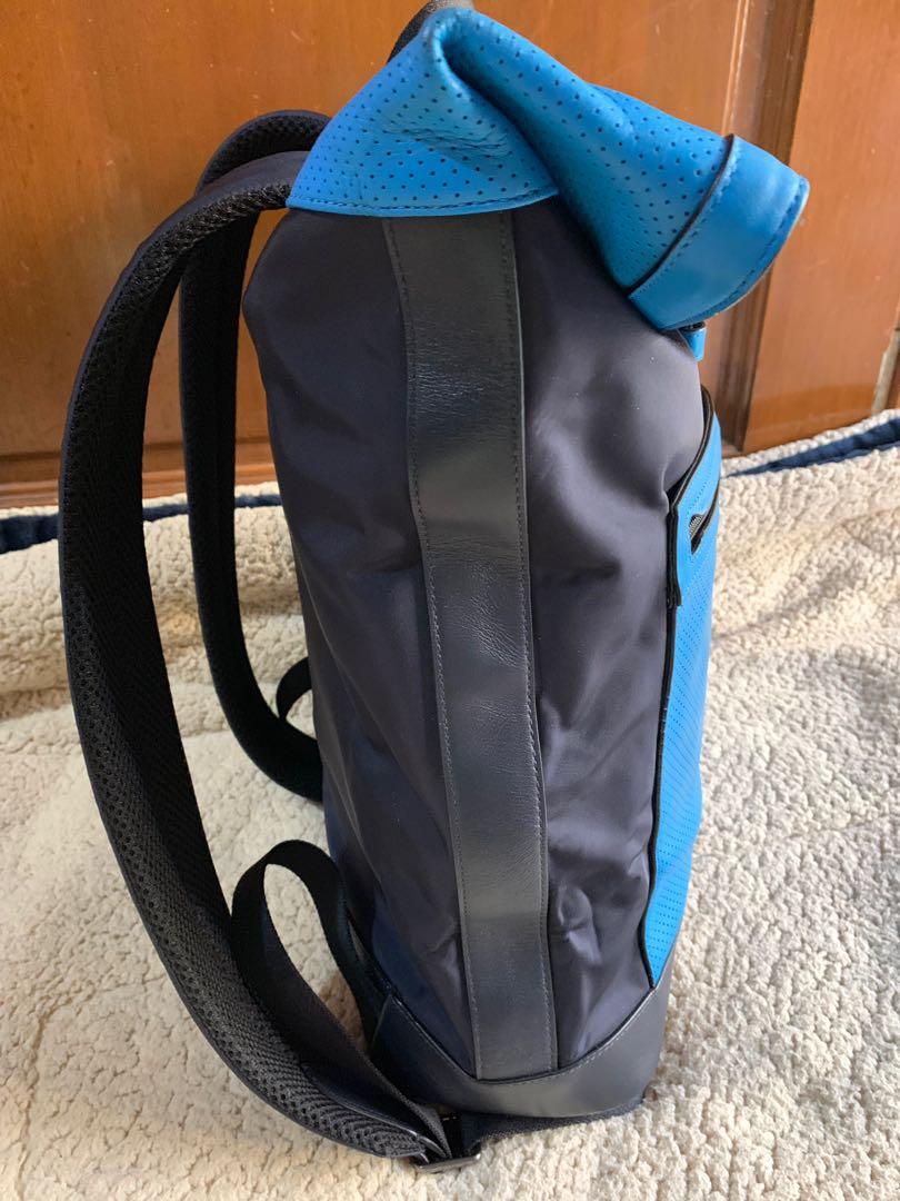 Original COACH Men Getaway Pack in Perforated Leather (F72077), Men's Fashion, Bags, Backpacks