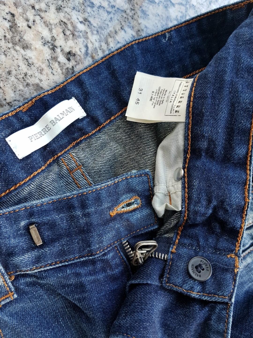 Real outlet balmain jeans