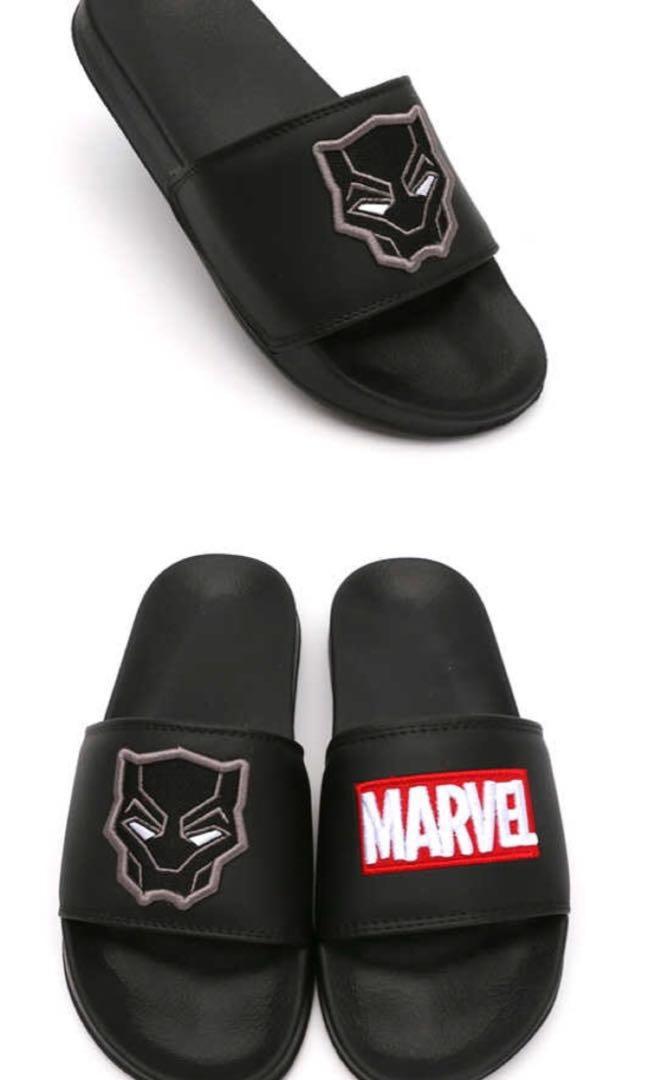 marvel black panther slippers