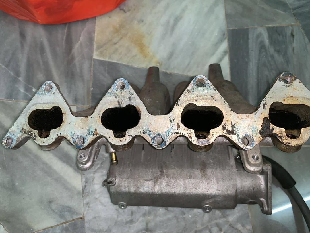 Proton wira 1.5 4G91 Twin Cam top set with intake clear stock , Auto