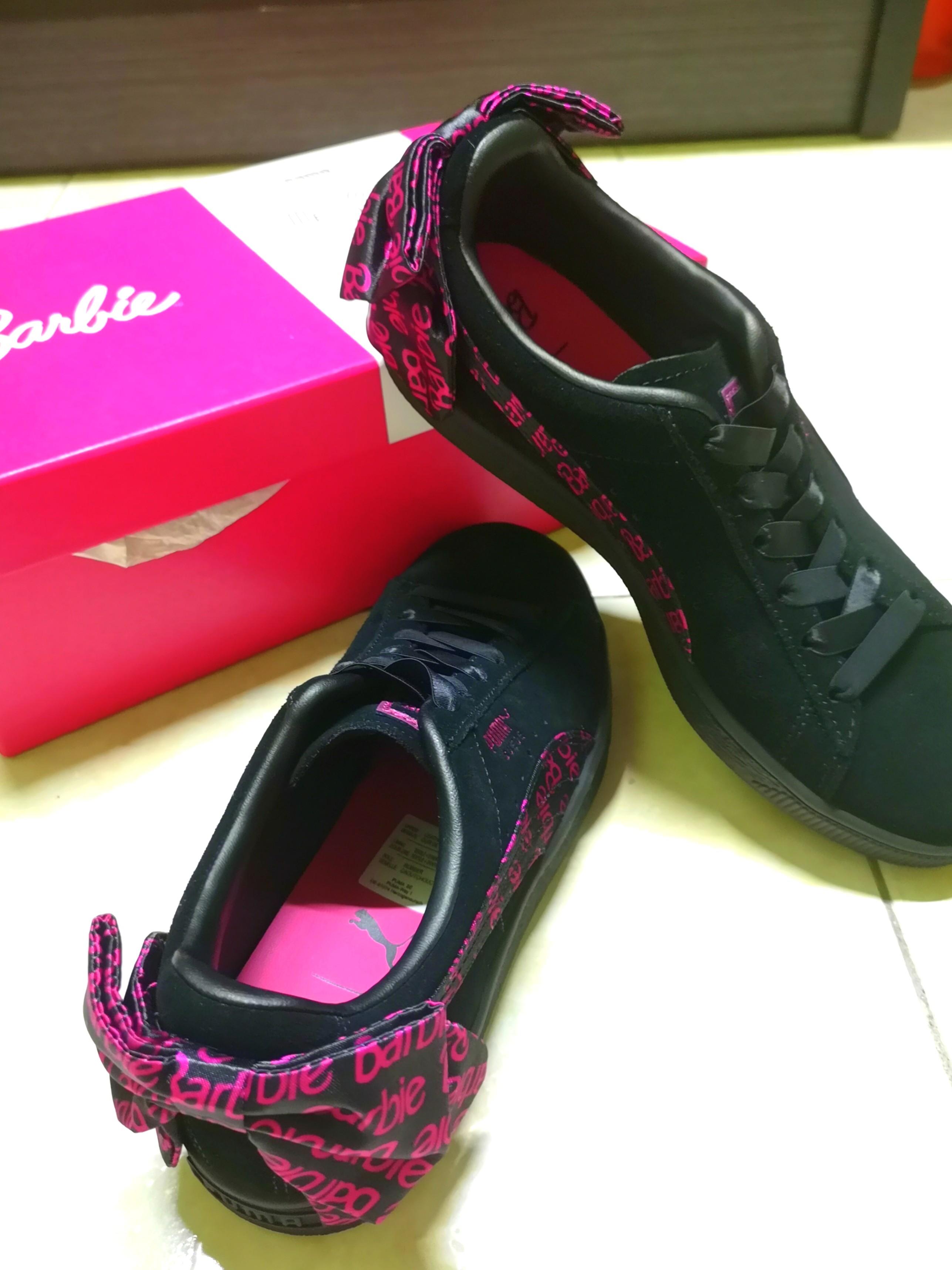 Puma x Barbie Suade, Women's Fashion, Footwear, Sneakers on Carousell