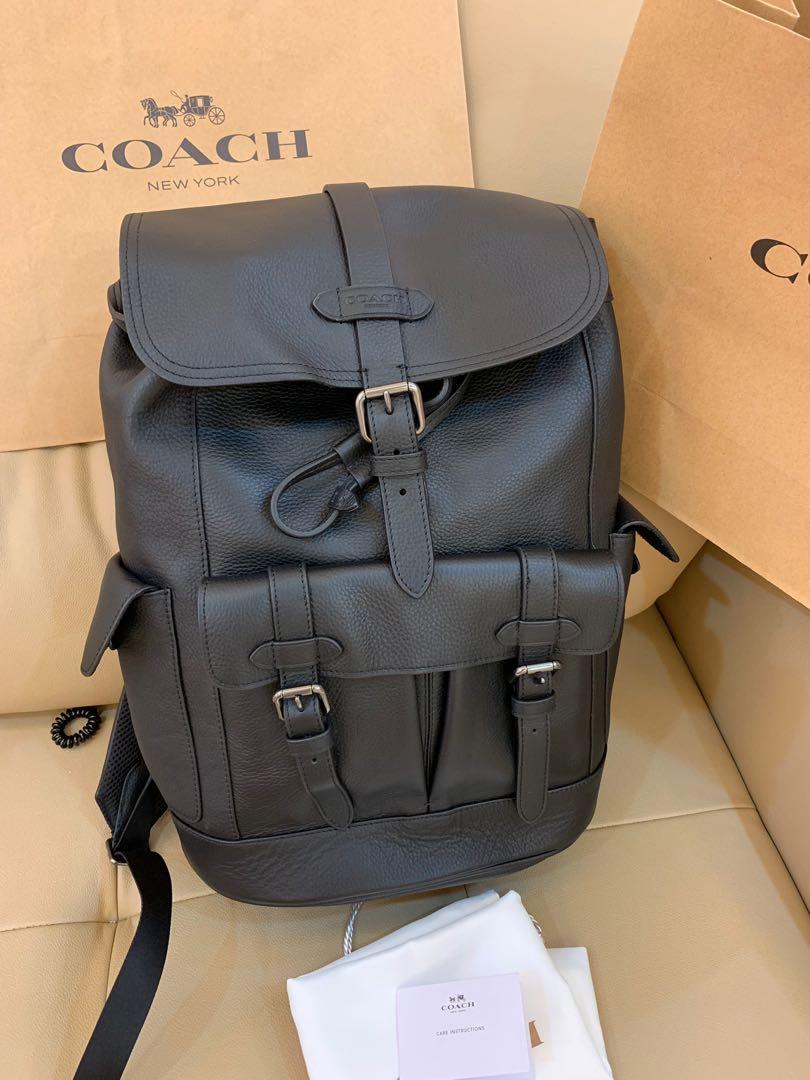 Ready stock original coach men backpack 23202 Crossbody traveller bag laptop bag unbbjn