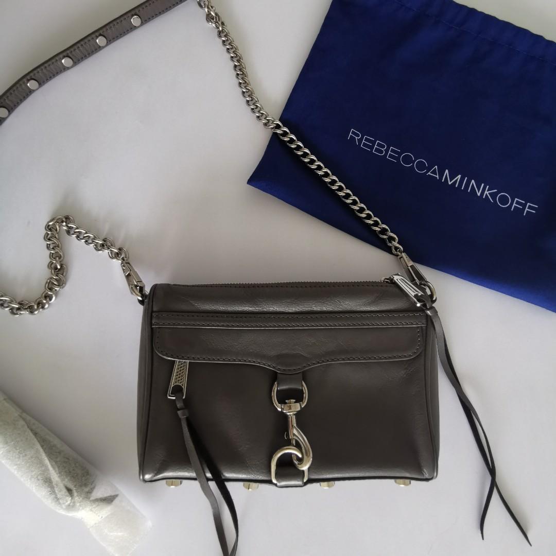 rebecca minkoff grey bag