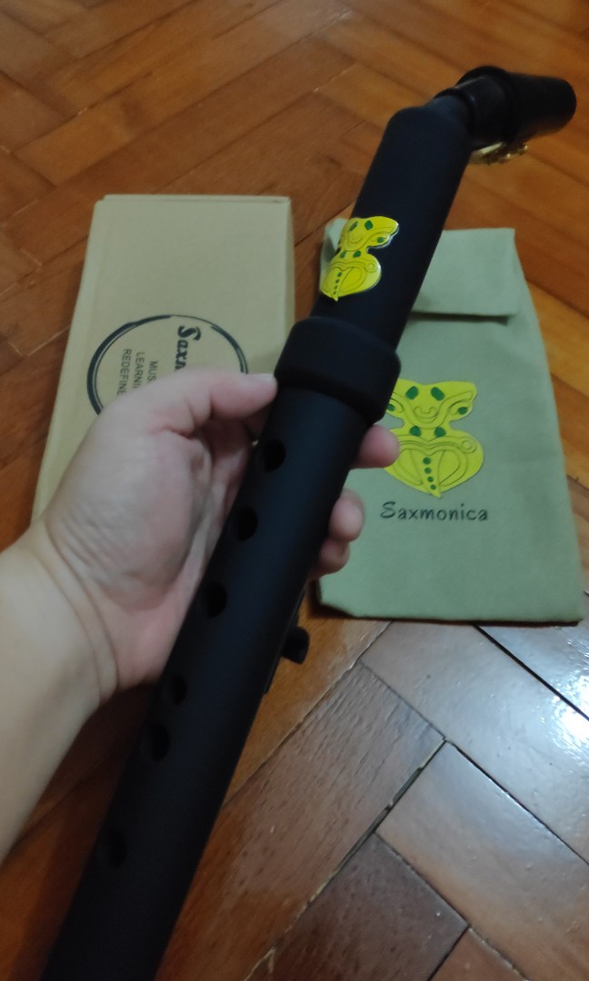 Saxmonica pocket saxophone from New Zealand. Bought from