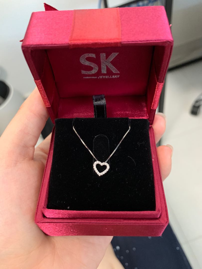 SK Jewellery Heart shaped Necklace 