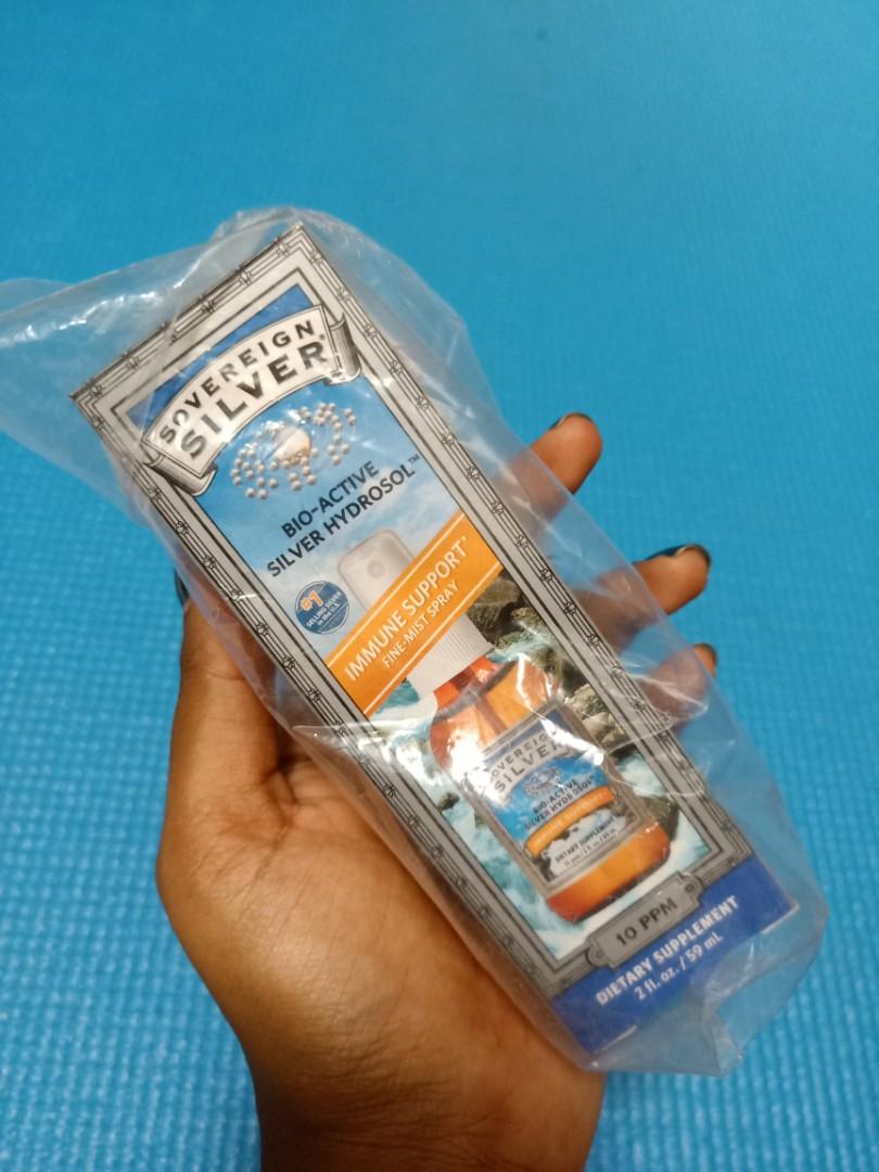 Sovereign Silver Bio Active Silver Hydrosol Spray Furniture Home Living Bathroom Kitchen Fixtures On Carousell