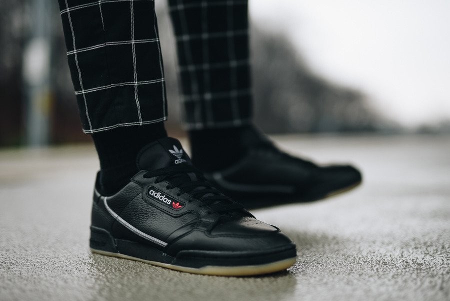 adidas continental 80 black outfit