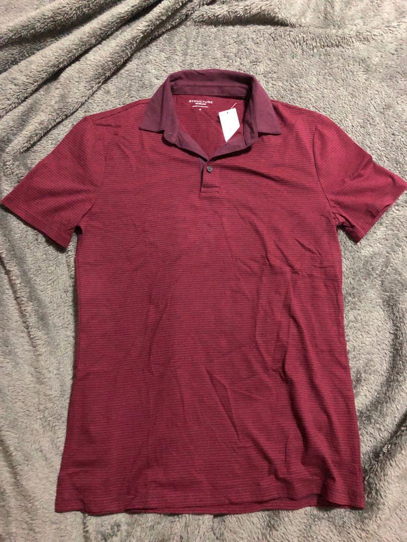 structure slim fit shirt