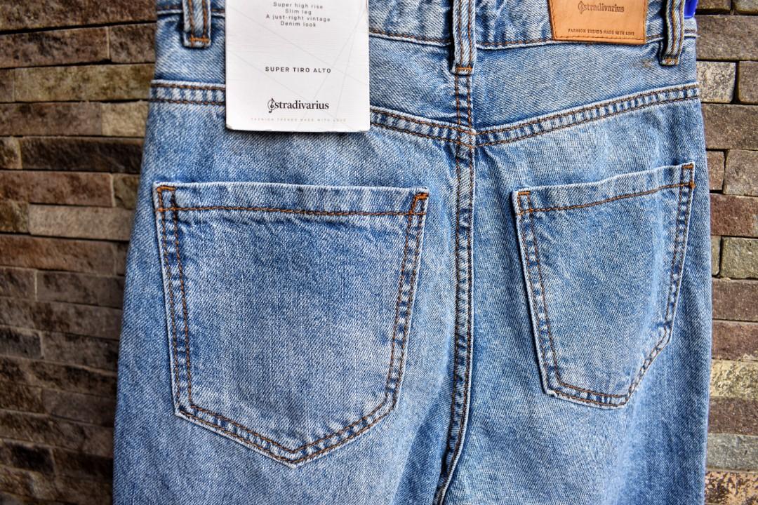 Stradivarius Denim Jeans - Super Tiro 