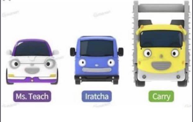 Tayo Le Petit Bus – Set 3 Voitures – Iracha Keri – Jouet Miniatures Neuf
