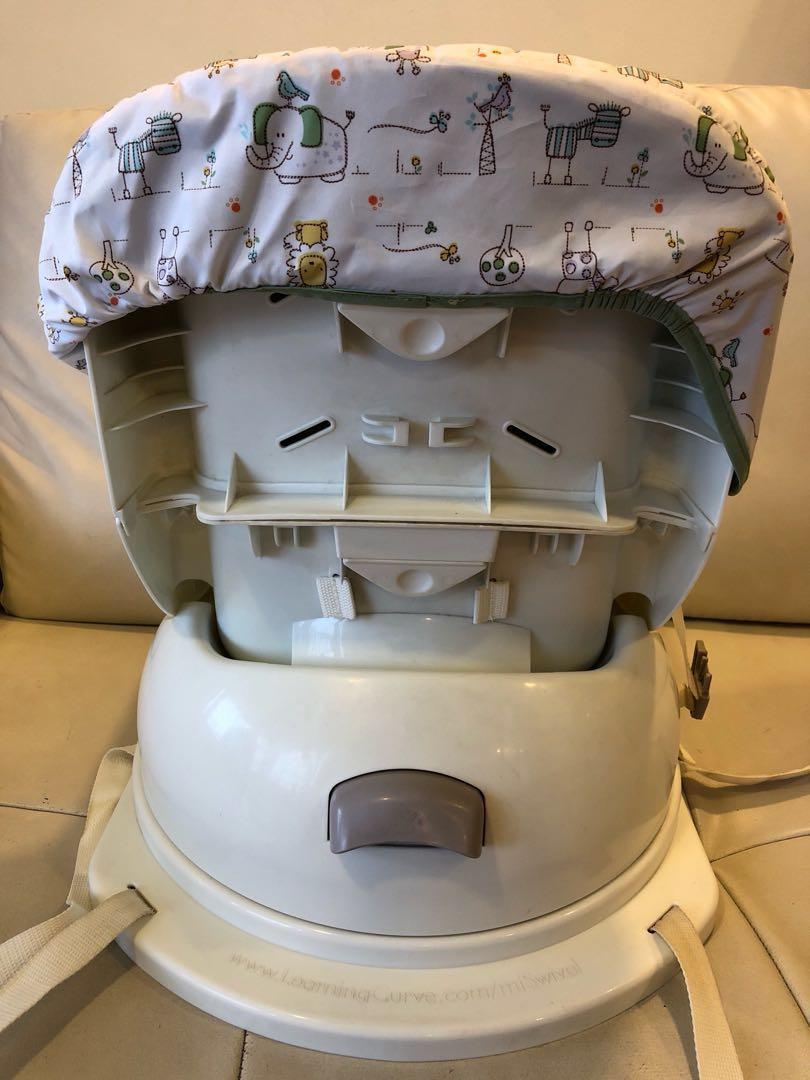 Miswivel feeding chair top
