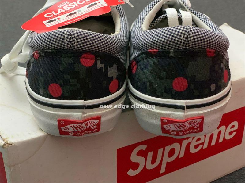 Comme des garcons x supreme vans top