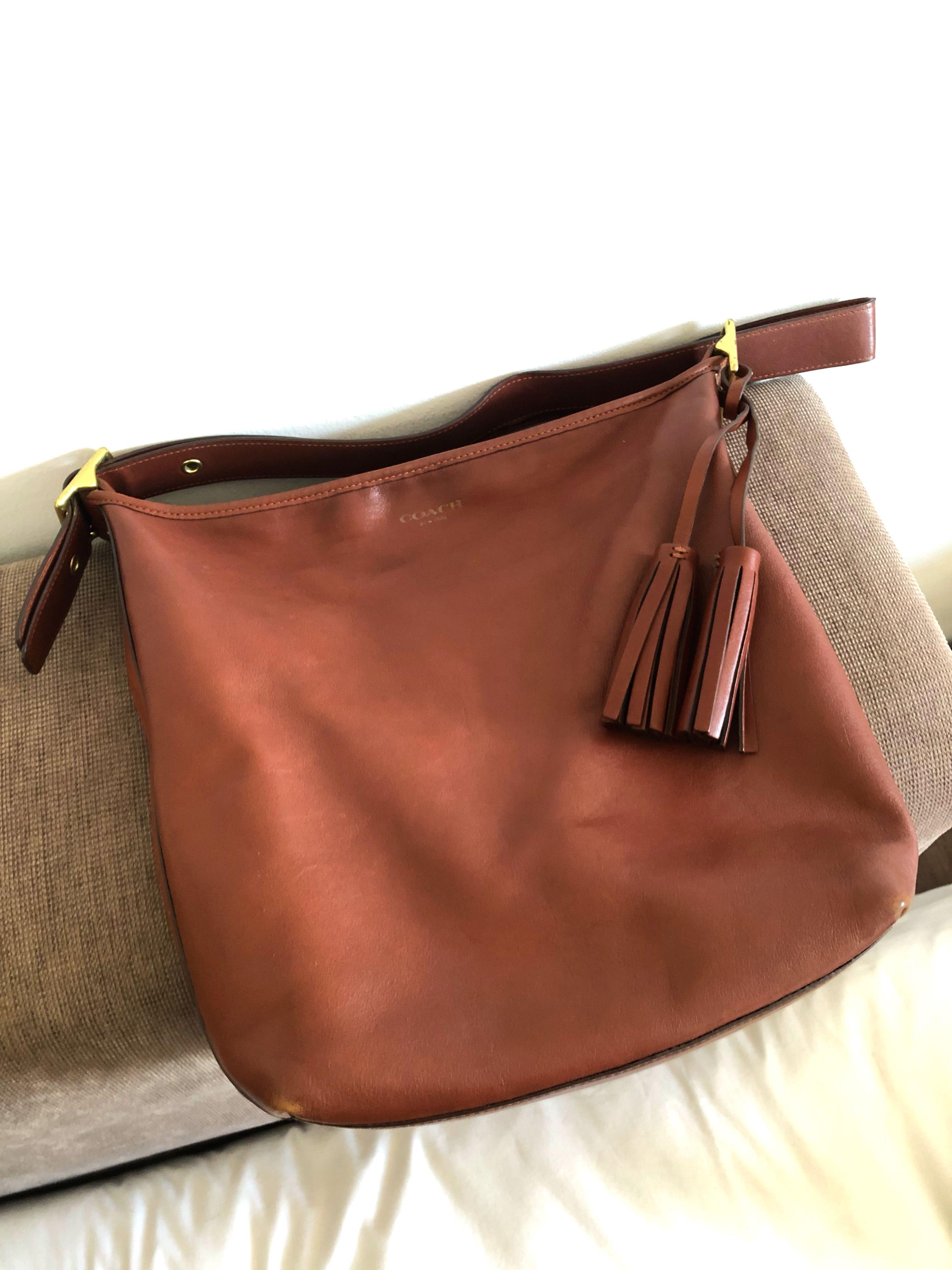 vintage coach bucket bag