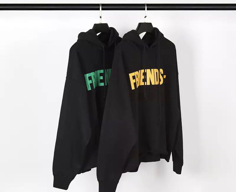 vlone friends hoodie red