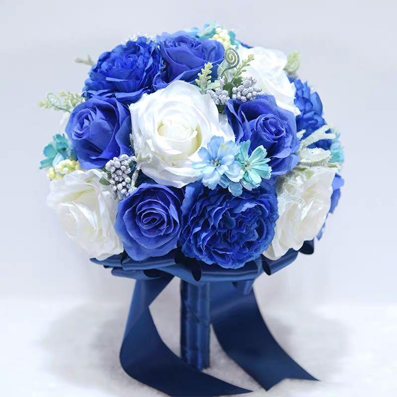 By The Sea Or Beach Wedding Bridal Bouquet Blue Ocean