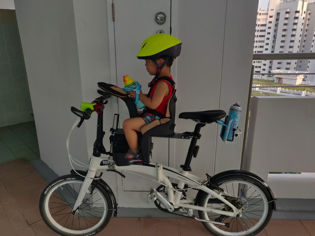 weeride kangaroo center mounted child carrier for bikes