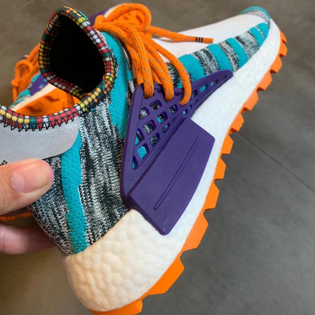 WTS adidas NMD Hu Pharrell Solar Pack Orange size UK9, Women's Fashion,  Footwear, Sneakers on Carousell