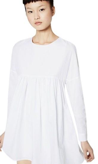 zara white jumpsuit dress