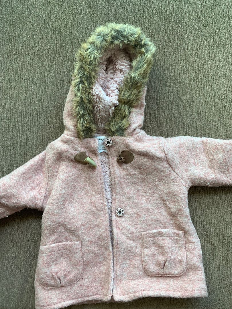 Zara Winter Coat, Babies & Kids, Babies & Kids Fashion on Carousell