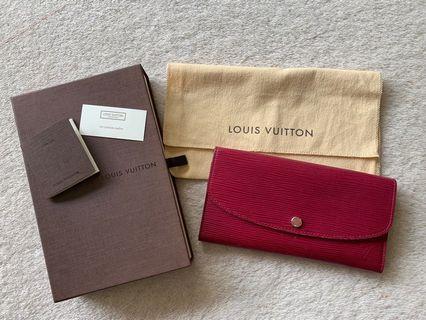 Authentic Louis Vuitton Emilie Wallet in Epi Leather