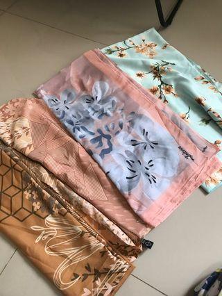 Hijab Segi 4 motif