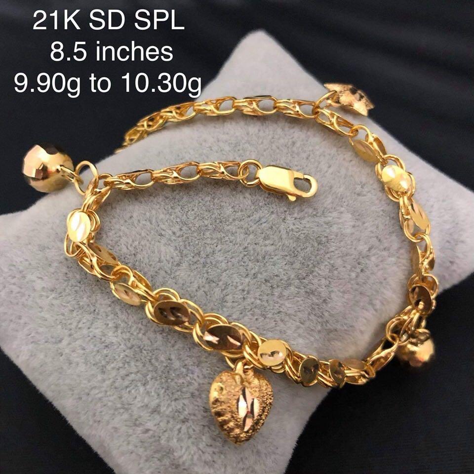 18K SD GOLD Bracelet 6″ – BFWJewellery