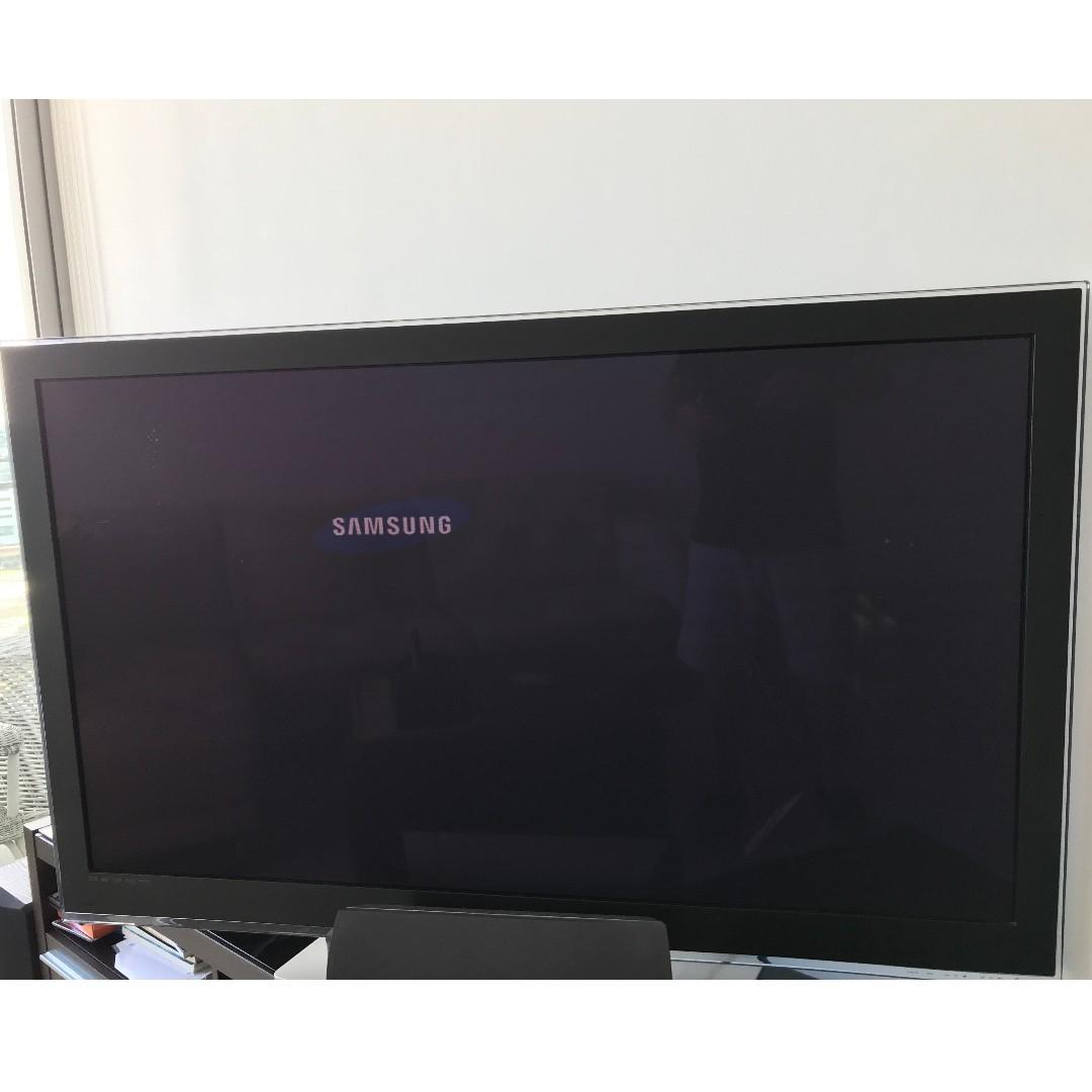 50 Inch Samsung Plasma Tv With Integrated Entertainment System Home Appliances Tvs Entertainment Systems On Carousell