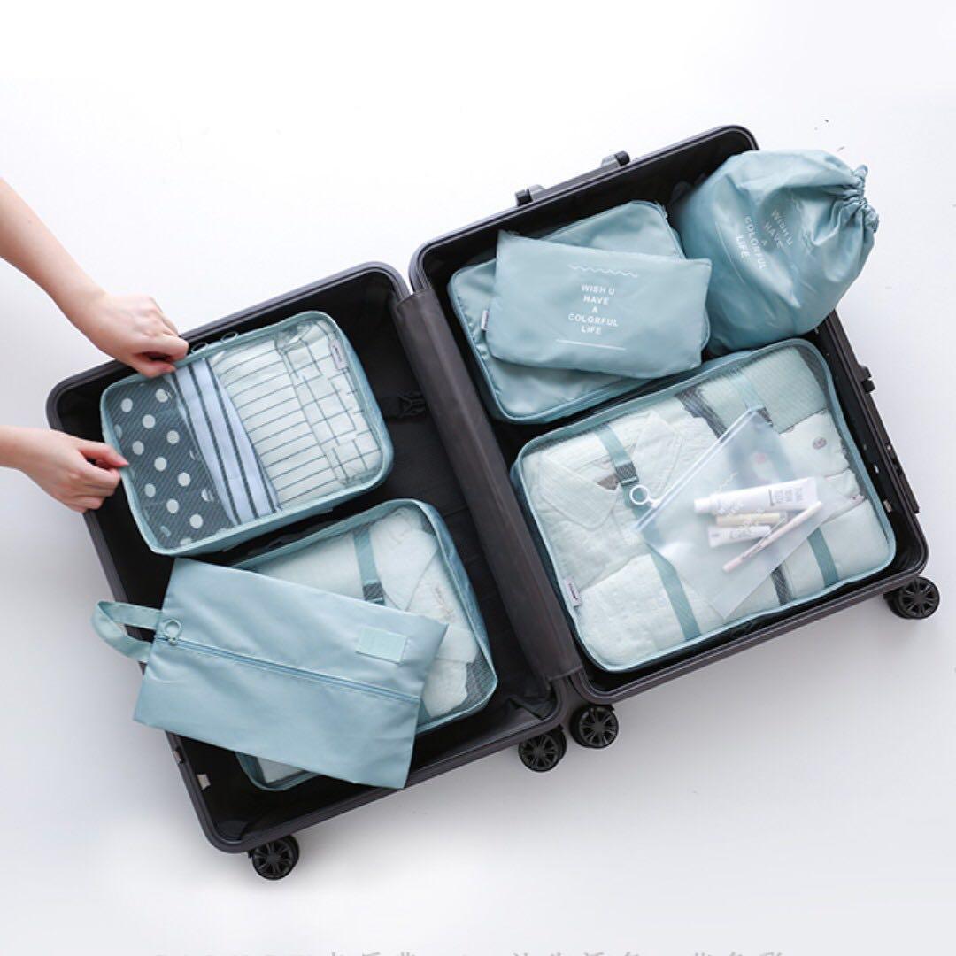 luggage organizer storage bag set