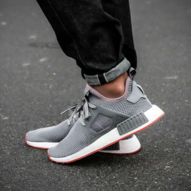 nmd grey solar red