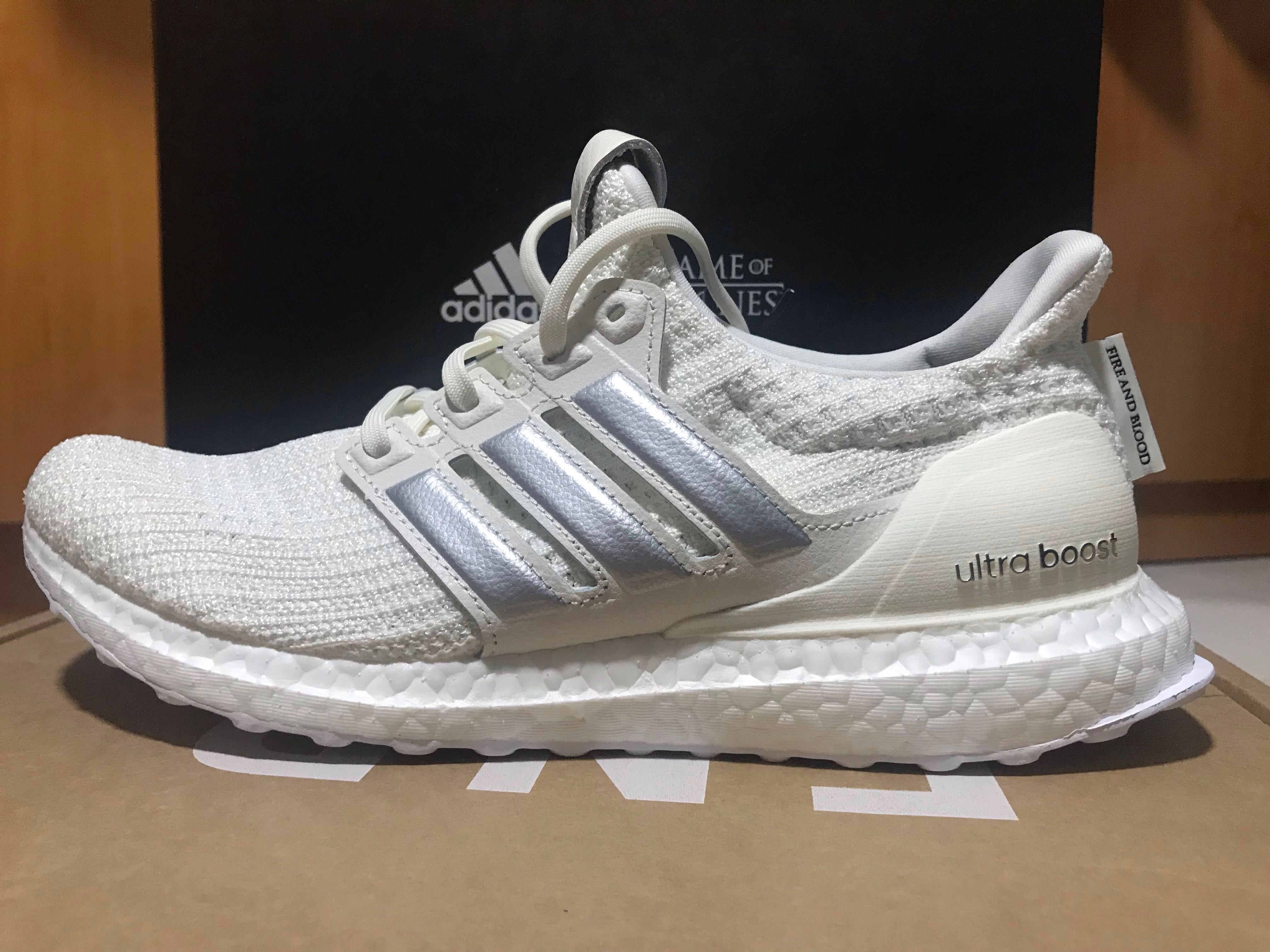 ADIDAS ULTRA BOOST X GAME OF THRONES OFF WHITE GOLD CORE BLACK