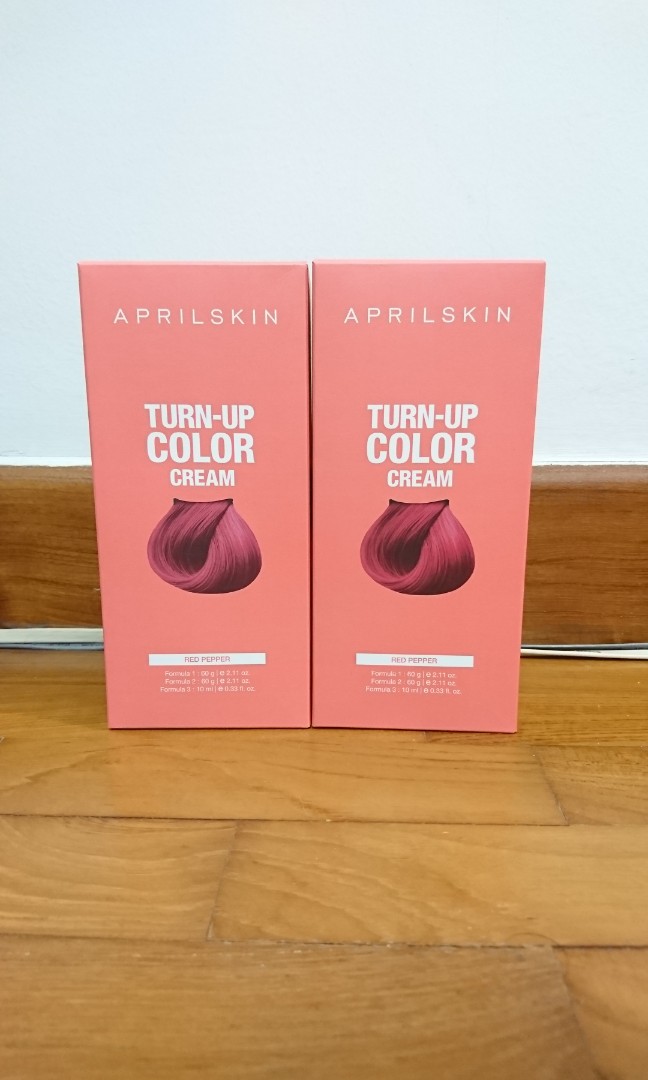 Aprilskin Turn Up Color Cream Red Pepper Hair Color Health