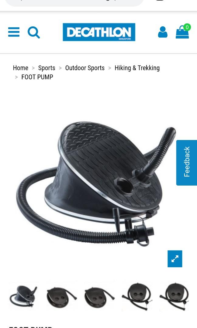 Arpenaz Mat Air Comfort 70 mattress and foot pump