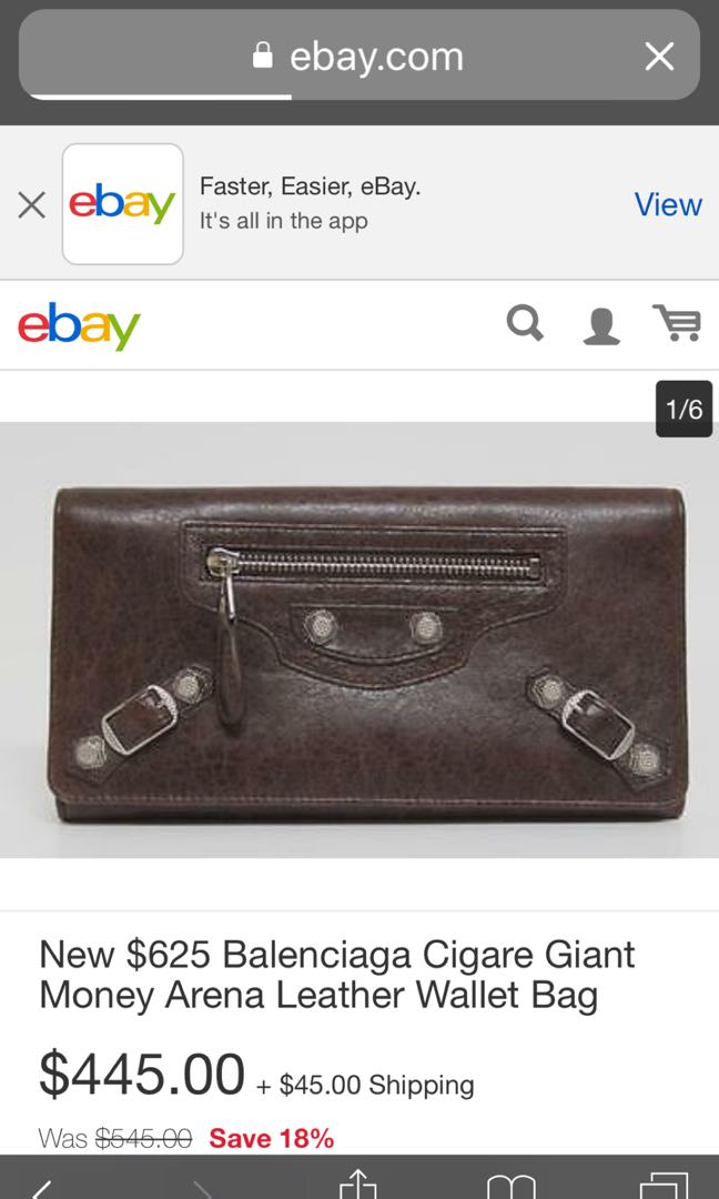 balenciaga arena wallet