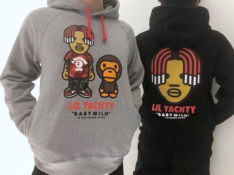 bape lil yachty hoodie